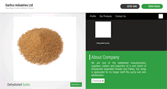 Desktop Screenshot of garlicoindustries.com